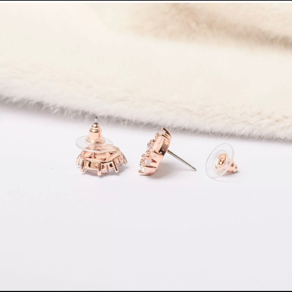 SOLD: Kate Spade Earrings Rose Gold - Picture 3 of 4
